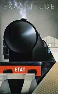 Train Collection: Exactitude, 1929 (after). Creator: Pierre Fix-Masseau