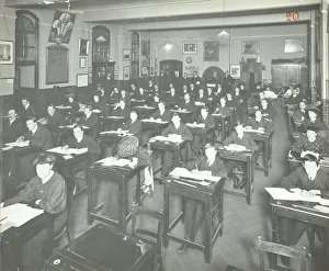 Examination Prints: Examination class for male and female students