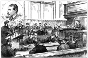 Egan Gallery: Examination of John F Egan at Birmingham police court, the dynamite plot, 1884