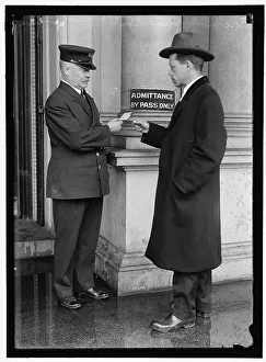 Us Government Prints: Examining pass at State Department Building