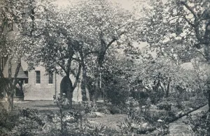 Example of orchard garden, originally laid out by William Morris, c1900
