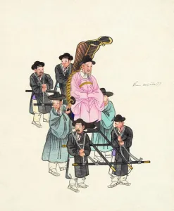 Example of a Roofless Palanquin, c. 1890