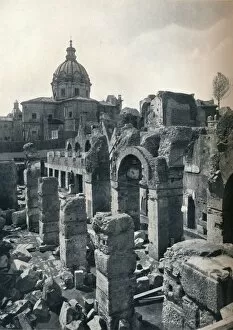 Excavations of the Forum of Julius Caesar at Rome, c1932