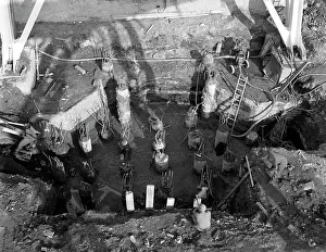 Colliery Prints: Excavations at Rossington Colliery near Doncaster, South Yorkshire, 1963. Artist