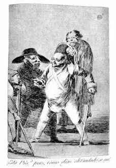 Acceptance Collection: Is this your Excellency?, 1799. Artist: Francisco Goya