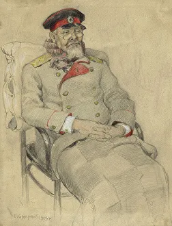 Dacha Prints: His Excellency Caught a Chill. Resting at his Dacha near Irkutsk