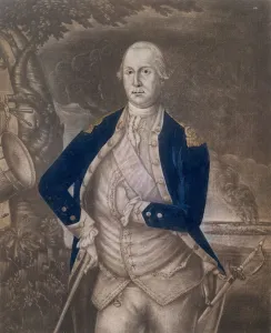 Peale Charles Willson Prints: His Excellency George Washington Esq-r. ca. 1777. Creators: Joseph Hiller, Samuel Blyth
