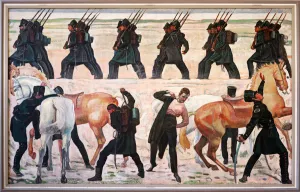 Excerpt of German students in the War of Independence of 1813, 1908-1909