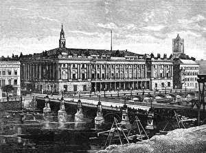The Exchange and Fredericks Bridge, Berlin, 1900