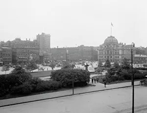 State Prints: Exchange Place, Providence, R.I. c.between 1910 and 1920. Creator: Unknown