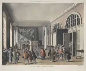 Excise Office, Broad Street, 1810. Creator: Thomas Rowlandson (British, 1756-1827) Excise Office, Broad Street, 1810. Creator: Thomas Rowlandson (British, 1756-1827)
