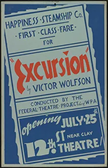 Ticket Prints: Excursion, [193-]. Creator: Unknown