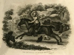 James Robins Prints: The Excursion of George Harvest, 1821. Creator: J Chapman