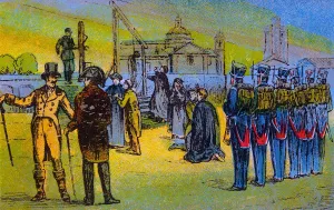 Joan Prints: Execution in Barcelona of father Joan Gallifa and his companions in 1809 during
