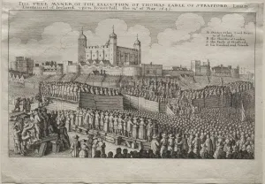 1607 1677 Prints: Execution of the Earl of Strafford, 1641. Creator: Wenceslaus Hollar (Bohemian, 1607-1677)