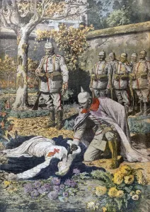 20th Gallery: The Execution of Edith Cavell from Petit Journal, pub