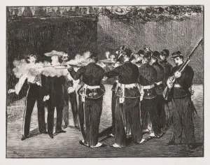 Edouard Manet French Prints: The Execution of Emperor Maximilian, 1867. Creator: Edouard Manet (French, 1832-1883)