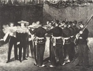 Maximilian Prints: The Execution of the Emperor Maximilian (L execution de Maximilien), 1868