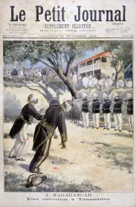 In A Row Prints: Execution by firing squad in Tananarive