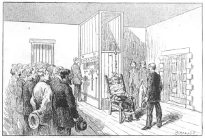 Horrible Gallery: Execution of Kemmler, the first man to die in the electric chair, USA, 6 August 1890