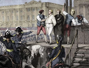 Images Dated 24th March 2017: Execution of Louis XVI of France, Paris, 21st January 1793 (1882-1884)