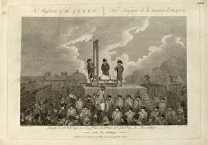 Terror Gallery: The Execution of Marie Antoinette on October 16, 1793, 1793-1794