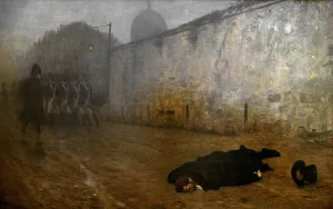Tsars Family Prints: The Execution of Marshal Ney on 7 December 1815, 1868