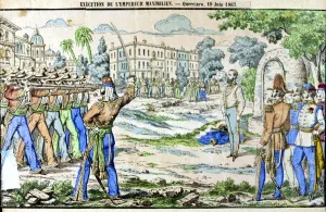 Maximilian Prints: Execution of Maximilian, Emperor of Mexico, 19 June 1867