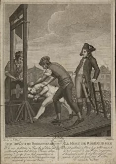 Counter Revolution Collection: The execution of Robespierre on 28 July 1794, 1794