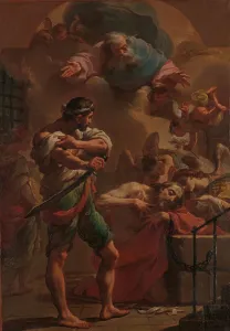 Gandolfi Prints: The Execution of Saint John the Baptist, ca. 1770. Creator: Ubaldo Gandolfi
