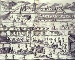 Scaffolding Prints: Execution of the Streltsy, 1698, (1700). Creator: Unknown