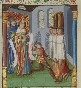 Philip Iv Prints: Execution of the Templars, Third Quarter of 15th cen.. Creator: Anonymous