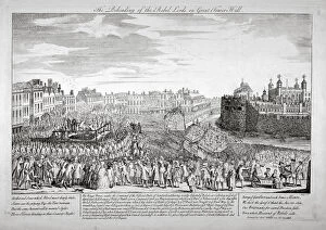 Jacobites Collection: Execution on Tower Hill, London, 1746
