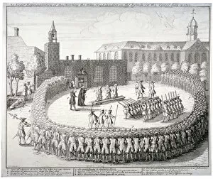 Shaw Gallery: Execution at the Tower of London, 1743. Artist: CM