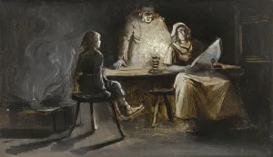 Victor Marie Hugo Prints: Executioner Nychol's Family, c1889. Creator: Guillaume Albert Demarest