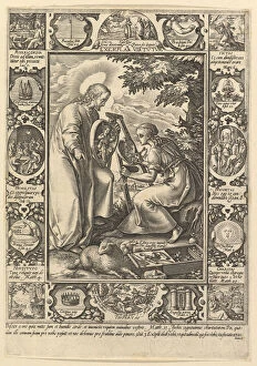 Heart Gallery: Exemplar Virtutum, from the Allegorical Scenes from the Life of Christ.n.d