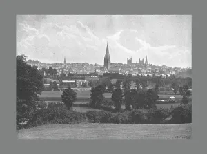 Sights And Scenes Prints: Exeter from Barley, c1900. Artist: George Denney