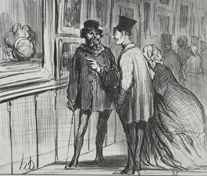 The Exhibition of 1859 (plate 8): The painter who had a painting refused... 1859