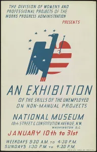 Unemployment Prints: An Exhibition, [193-]. Creator: Unknown