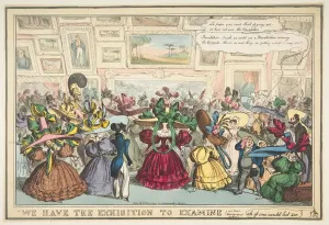 Enormous Prints: We Have the Exhibition to Examine, 1810-40. Creator: William Heath