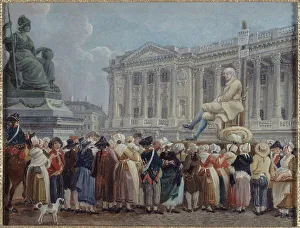 Exposed Prints: Exhibition of Pierre Nicolas Perrin in Place de la Revolution
