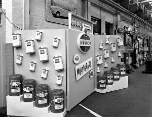 Motor Oil Prints: Exhibition stand for Vigzol Oil from Amoco, Rotherham, South Yorkshire, 1964. Artist