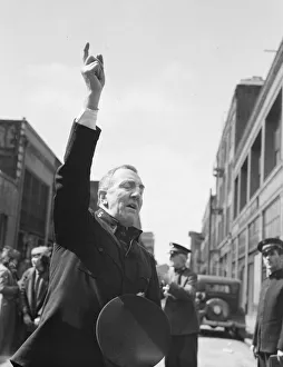 Charity Gallery: Exhortation, Salvation Army, San Francisco, California, 1939. Creator: Dorothea Lange