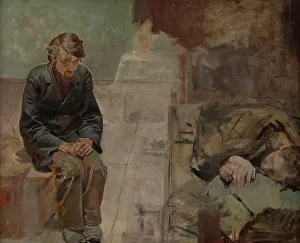 Exile Prints: Exiles, 1890. Creator: Jacek Malczewski
