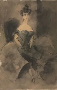 Constantin Guys French Prints: In Expectation, 1800s. Creator: Constantin Guys (French, 1805-1892)
