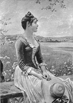 Looking Out Prints: Expectation after W. Menzler. 1891