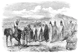 Water Supply Prints: The Expedition to Abyssinia: water-carriers and camp followers, 1868. Creator: Unknown
