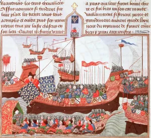 Enslaved Person Prints: Expedition of the English and the French to Barbary, 15th century. Creator: Unknown