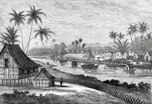 Sentry Prints: The Expedition against the Malays: View of the Encampment