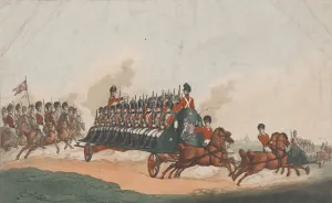 Troop Transport Prints: Expedition, or Military Fly, May 16, 1798. May 16, 1798. Creator: Thomas Rowlandson